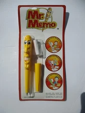 Novelty Pen From Mr. Memo In Blister Pack Fun Item Yellow Color