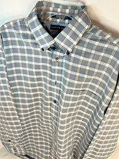 VTG 2003 Tommy Hilfiger Shirt Mens XL Blue White Red Plaid Long Sleeve Button Up