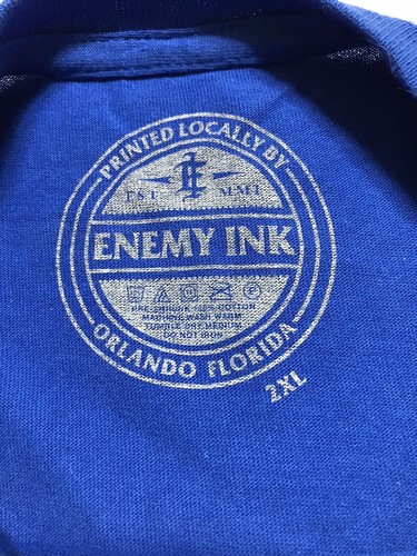 Orlando Magic VS New York Nicks NBA T-shirt Men's Size 2XL Enemy Ink BLue - Picture 4 of 5