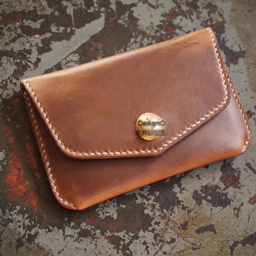 Porta passaporto artigianale in pelle portafoglio taglio fustelle coltello stampo 15x10cm - Foto 8 di 16