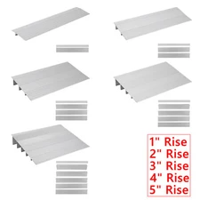 Threshold Ramp 1"/2"/3"/4"/5" Rise Door Aluminum Door Ramp 700lbs for Wheelchair