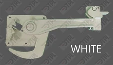 Whiting Style Door Lock & Keeper WHITE Morgan Box Truck Trailer Roll Up Overhead