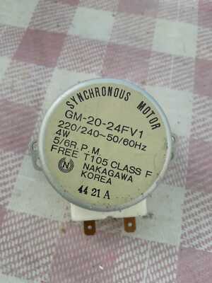 MOTORINO PIATTO MICROONDE GM-20-24FV1 4W 5/6r/min PER DE LONGHI MW310 ed  altri | eBay
