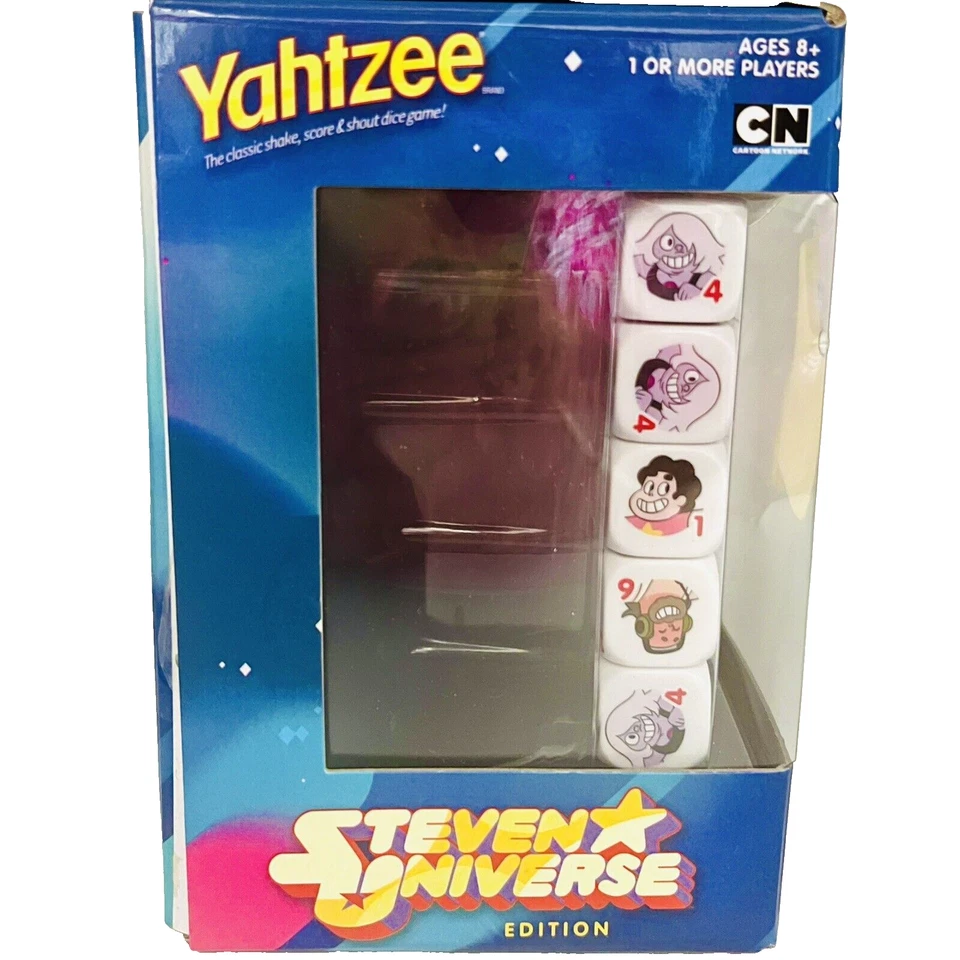 IOB Yahtzee Steven Universe USAopoly Cartoon Network Hasbro Dice Game HTF - Image 4 of 4