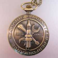 MECHANIC Pocket Watch with Your Choice of Chain Gifts for Mechanic Gifts for Men