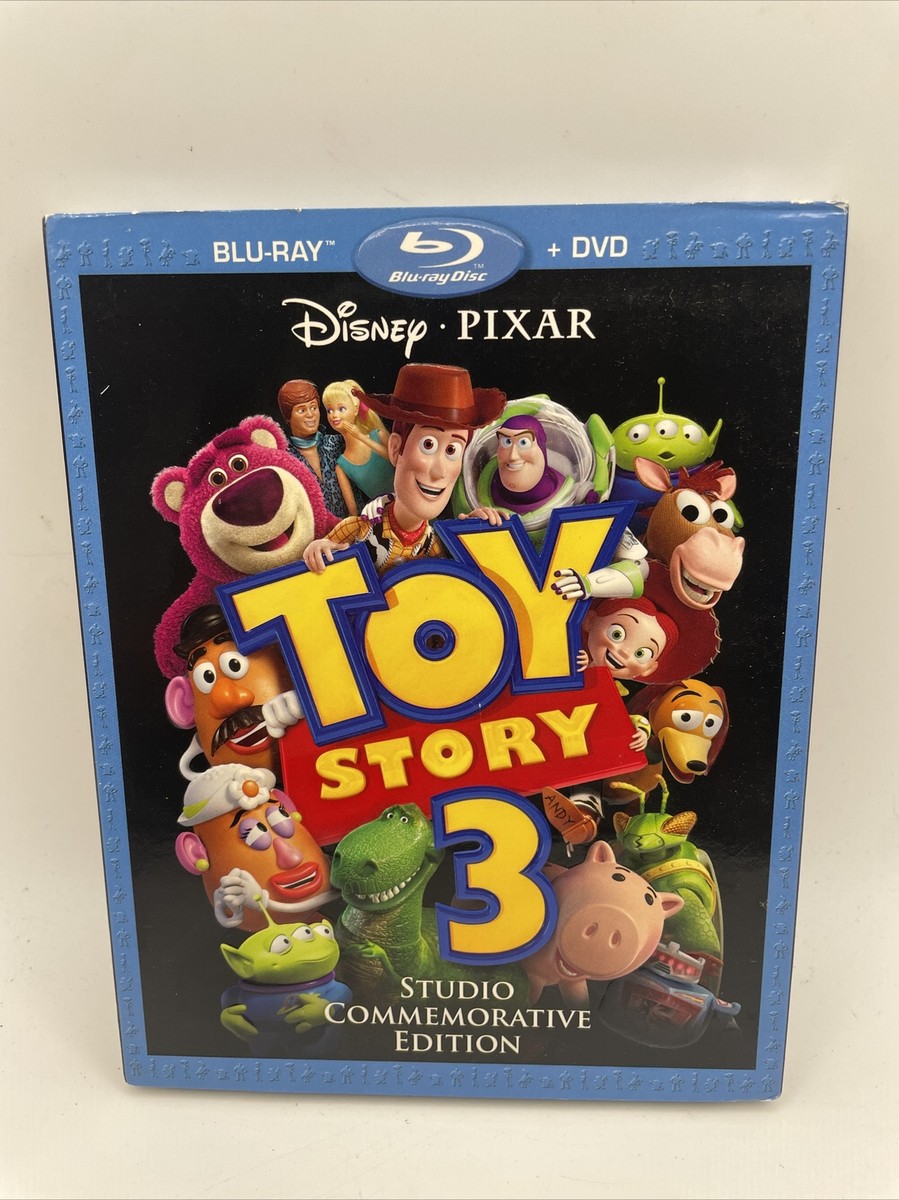Toy Story 3 Blu-ray Disney Pixar studio commemorative edition with