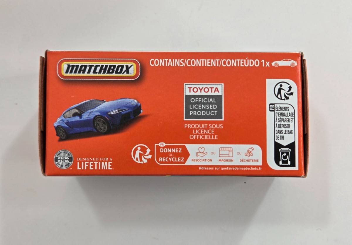 2023 Toyota GR Supra 15/125 Matchbox 2026 POWER GRABS JHR25 MBX