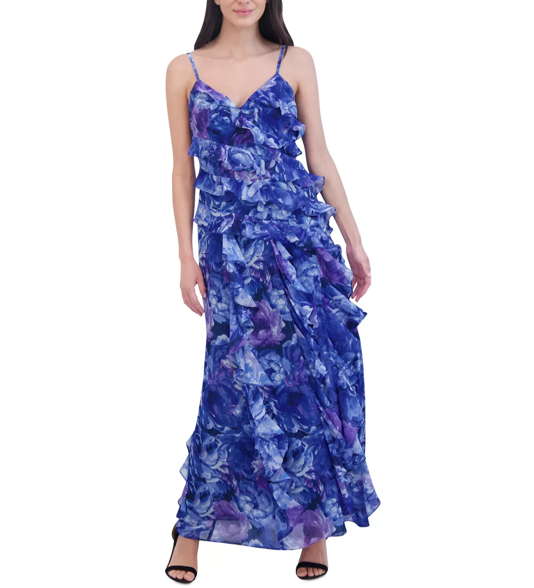 knee length dresses for ladies Arrabel Ruffle Trim Maxi Dress Sage