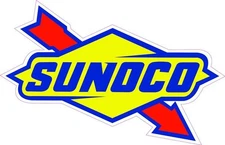Sunoco Logo Die Cut Laminated Vinyl Sticker/Decal