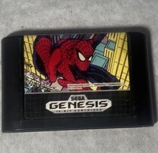 Spider-Man Sega Genesis 16-Bit Video Game Cartridge 1991 Marvel