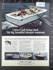 1972 ADVERTISEMENT for Chris Craft 23 Lancer & 19 Custom, XK-18 Jet 16 boat