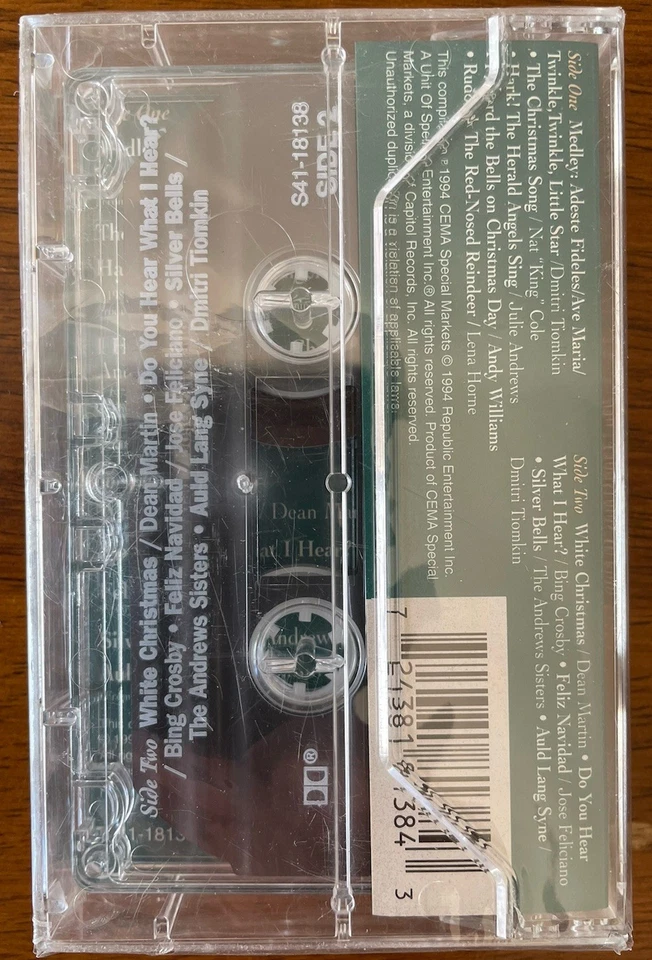 “It’s A Wonderful Life” Soundtrack The Christmas Album Vintage Cassette Sealed - Image 2 of 4