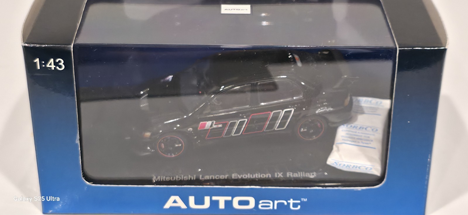 AUTOart Mitsubishi Lancer EVO IX Ralliart Black 57192