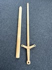 Wooden Practice Sword Scabbard Bokken Waster Martial Arts Training Kata Kanjis