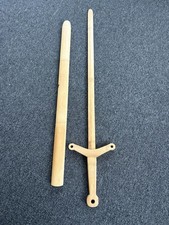 Fourreau d'épée de pratique en bois Bokken Waster arts martiaux entraînement kata kanjis