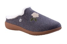 Spenco Evie Slipper Seasonal Women's Slippers Charcoal - 5.5 Wide