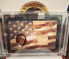 A Word From the President Franklin D. Roosevelt Presidential  Relic Card 269/649