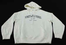 Vineyard Vines Men's Vintage Whale Clean Fleece Hoodie CD4 Marshmallow Large NWT