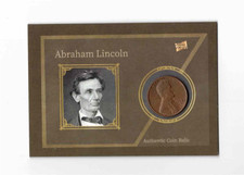 Pieces Of The Past 2025 Abraham Lincoln Penny Coin Relic Card #112