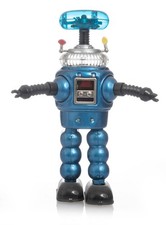 LOST IN SPACE YM-3 ROBOT TIN TOY WIND-UP JAPANESE BLUE VERSION