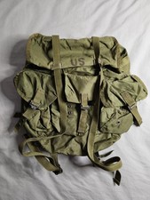 Vintage US Army Alice LC-1 Military Field Pack Combat Nylon Medium Green EUC