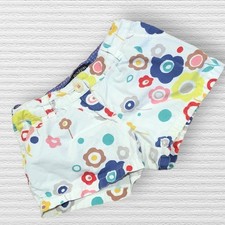 Mini Boden Girls Floral Print Shorts Adjustable Waist Size 5Y