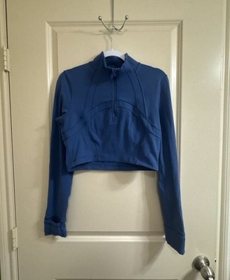 Lululemon Nulu Cropped Half-Zip Pullover Size 10