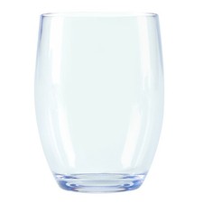 GET Enterprises SW1461CL 12 oz Clear Stemless Wine Glass