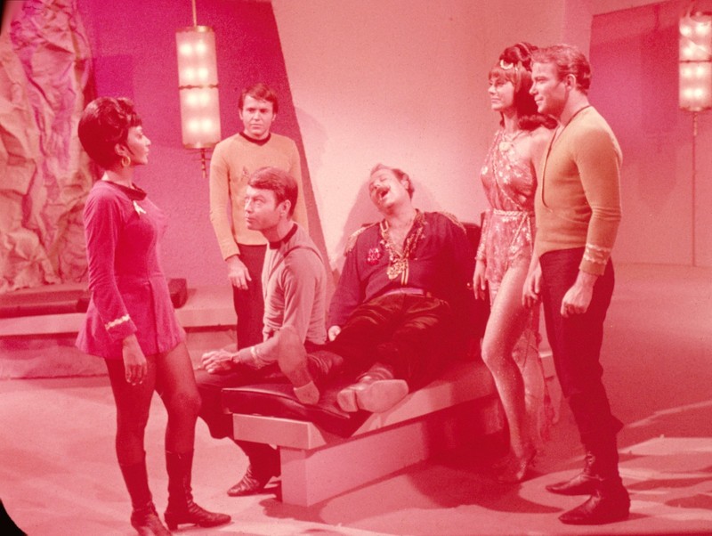 Star Trek TOS 35mm Film Clip Slide I, Mudd (includes Uhura, Chekov, McCoy, Kirk)