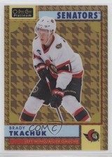 2022 O-Pee-Chee Platinum Retro Purple Houndstooth 1/15 Brady Tkachuk #R-62 01g1