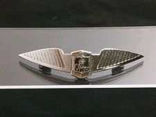 1936 1937 Cadillac Lasalle Front Grille Emblem Badge Vintage Oem Stamped Fox Co. 1936 1937 Cadillac Lasalle Front Grille Emblem Badge Vintage Oem Stamped Fox Co.