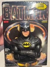 Ralston Factory Sealed 1989 Batman Movie Cereal Box With Bank NEW SEALED