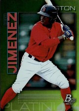 2020 Bowman Platinum Gilberto Jimenez #TOP-16 Top Prospects Chartreuse Boston 4L