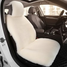 Natural Wool Seat Cover Non-slip Padding For Car Interior Protection