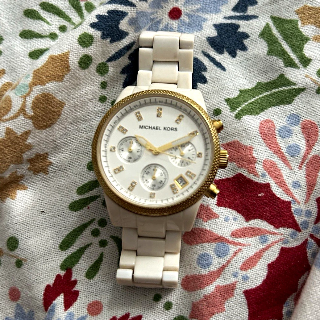 Michael Kors White Ceramic Watches for sale - eBay
