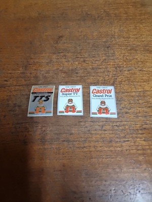 3 x Two Four Stroke Motorcycle Oil Sticker Super TT Synthetic TTS Grand Prix