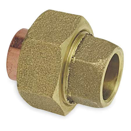 Nibco 733 3 Union, Copper, Cup 3 In, Ftg 3 In