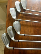 Callaway 5-9 & PW Iron Set, Graphite shafts. Silver/Blue, 6 Clubs. R/H