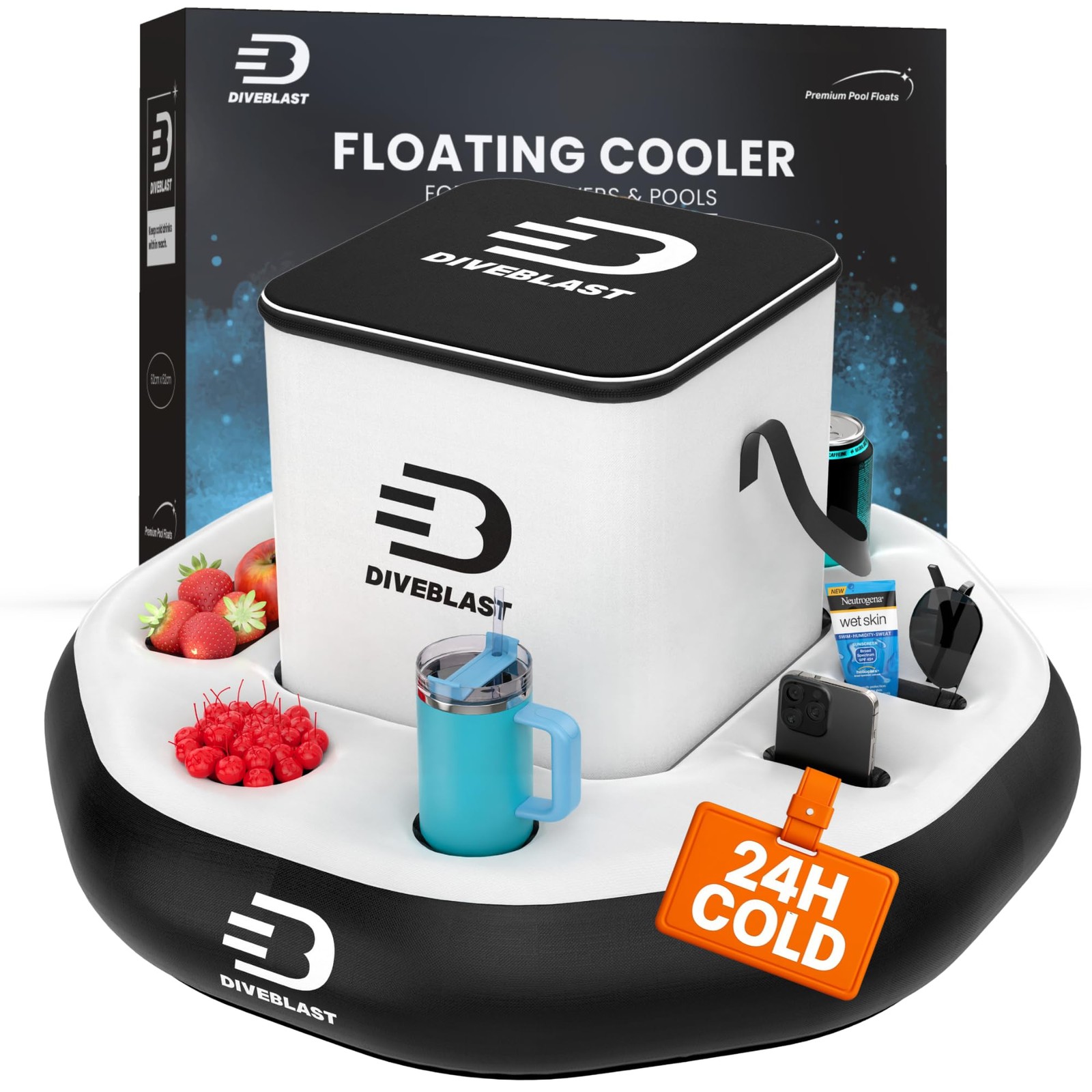Holds Up To 24 Cans Leakproof