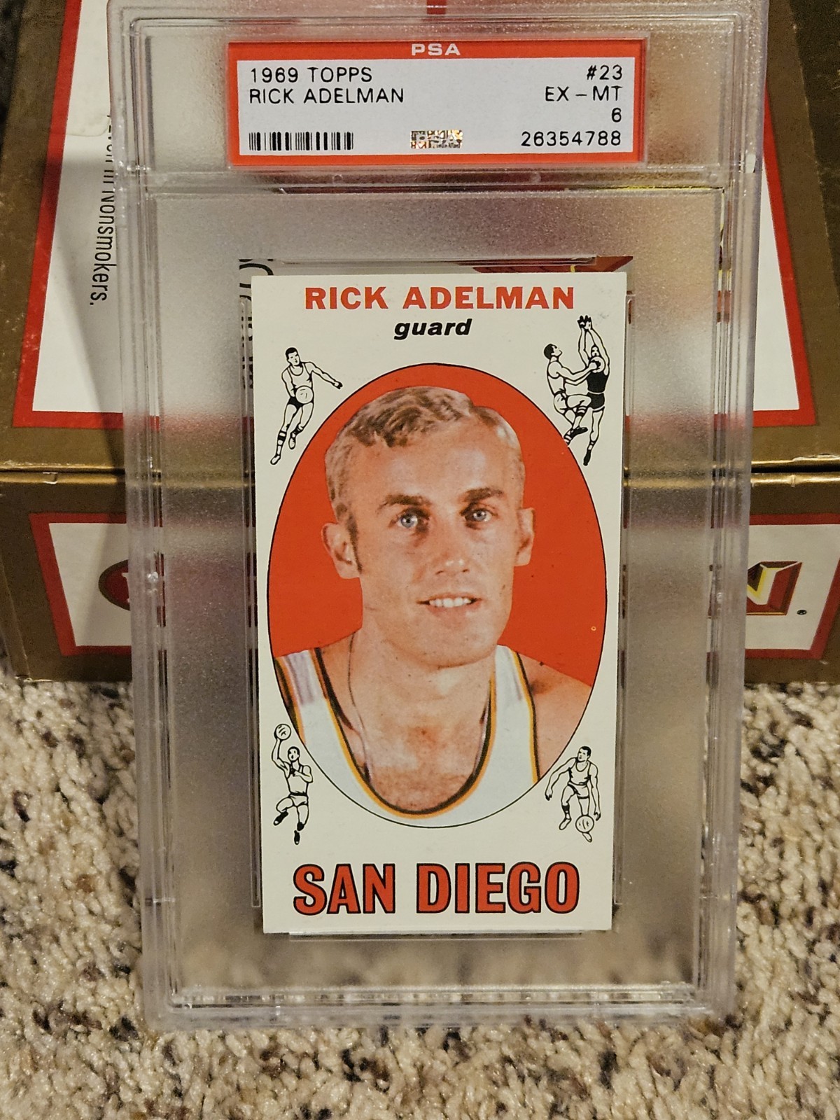 1969 Topps Rick Adelman #23 PSA 6