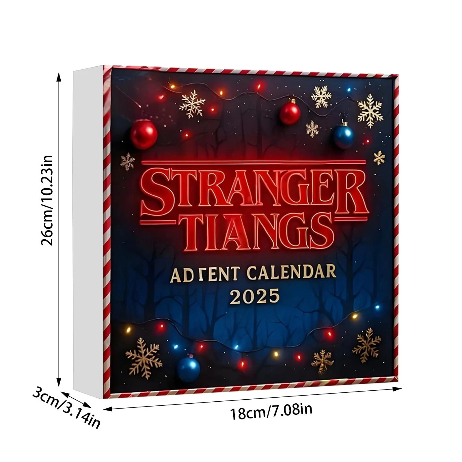 Countdown Stranger Things Advent Calendar 2025 24 Days Festive-2D Flat Blind Box
