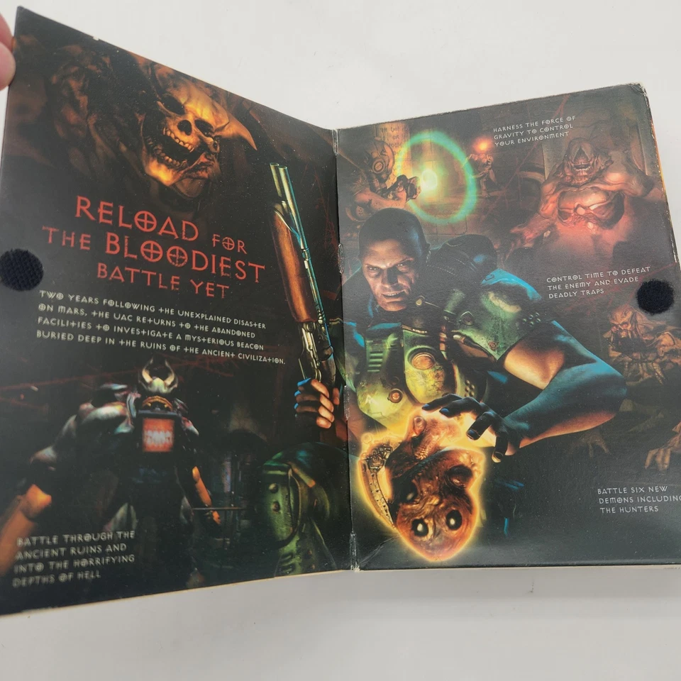 DOOM 3 Expansion Pack Resurrection of Evil PC Big Box Complete in Box - Image 4 of 4