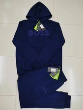 Men  s Premium Designer Tracksuit Hoodie with Kangaroo Pocket  Trouser Set HB