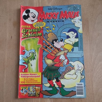 Micky Maus Heft Nr. 7 1997 ohne Beilage  mit Entenhausen von A bis Z Karten