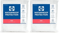 Sealy Baby Mini Fitted Waterproof Infant Portable Crib Mattress Protector Pad...