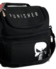 Picnic Time The Punisher Pranzo Lunch Tote Marvel Comics Black
