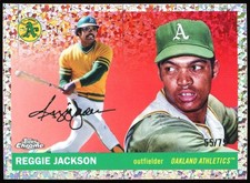 2025 Topps Chrome Platinum Reggie Jackson Rose Gold Mini Diamond Refractor /75