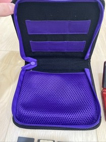 Nintendo 3DS Handheld System - Flame Red Console Case & Games
