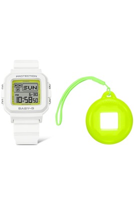 Unused CASIO Baby-G +PLUS BGD-10K-7JR White Women's Watch in Box