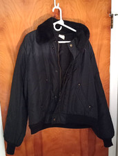 Mens Winter Jacket Refrigiwear Large- Dark Blue made in USA